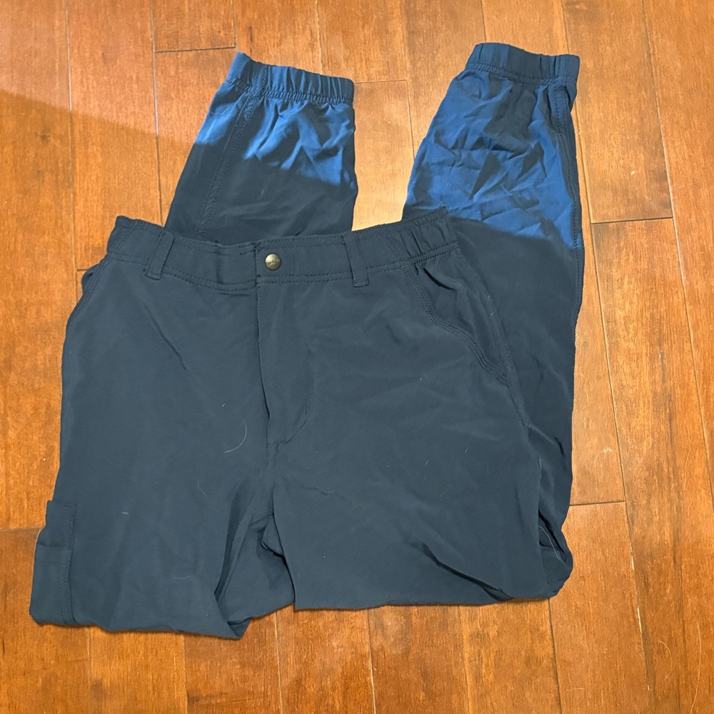 Carhartt Navy scrub jogger Pants size Small EUC